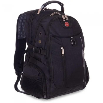 Рюкзак міський спортивний "7608" 35л Чорний рюкзак тактичний, туристичний рюкзак штурмовий (VS7005300)
