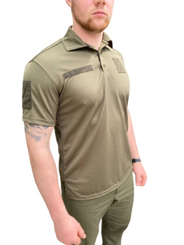 Тактическая футболка поло COOLMAX ОЛИВА, размер 48 (M)