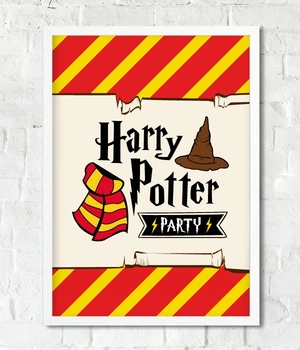 Постер Happy Moments для свята в стилі Harry Potter А4 без рамки (02215)