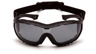 Тактичні окуляри балістичні Pyramex V3T Anti-Fog, чорні