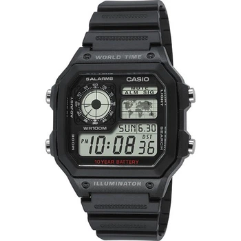 Мужские часы Casio AE-1200WH-1AVEF, коллекция STANDARD DIGITAL & COMBI