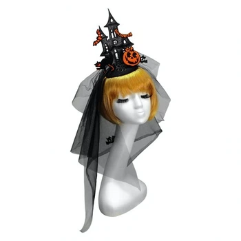 Капелюшок Будиночок Halloween SETA Decor 18-993BLK-OR
