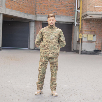 Чоловічий армійський костюм рип-стоп мультикам для ЗСУ Tactical тактична форма Україна 52 р 7213