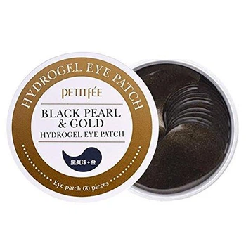 Гідрогелеві патчі з чорним перлами Petitfee Black Pearl & Gold Hydrogel Eye Patch 60 шт