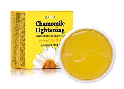 Заспокійливі гідрогелеві патчі Petitfee Chamomile Lightening Hydrogel Eye Mask 60 шт