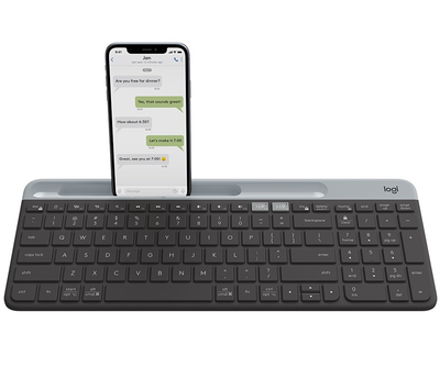 Клавіатура бездротова Logitech K580 Slim Multi-Device Wireless Graphite (920-009275)