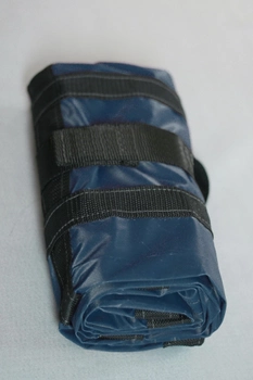 Носилки м'які безкаркасні ноші складні для медиків Темно-сині Madana Studio