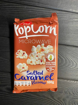 Попкорн Pitso Salted Caramel солона карамель 100г