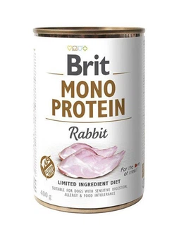 Консервированный корм Brit Mono Protein для собак с кроликом 400 г