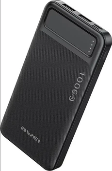 Повербанк (універсальна мобільна батарея) Awei P5K 10000 mah 2xUSB p5k-b