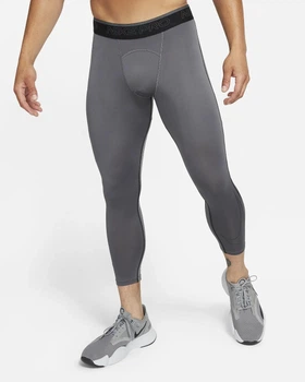 Компрессионные Штаны Nike Pro Dri-FIT 3/4 Tights(DD1919-068) S Сірий
