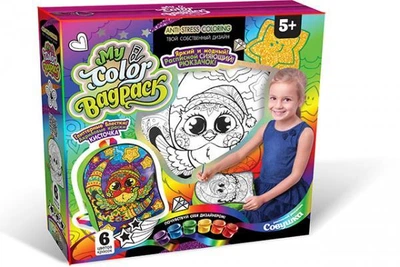Сумка-раскраска My Color BagPack рюкзачек-раскраска, в коробке, Danko Toys (CBP-01-02)