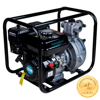 Мотопомпа 7.5л.с. Hmax 70м Qmax 35м³/ч (4-х тактный) AQUATICA (772535) 3394744