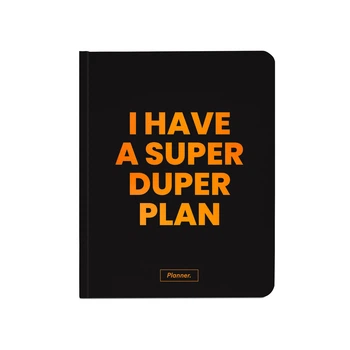 Планер недатированный «I have a super duper plan» black