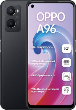 Смартфон OPPO A96 6/128GB Starry Black