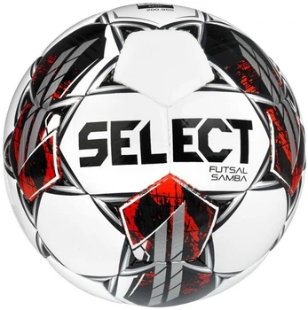 Футзальний м'яч Select Futsal Samba IMS, довжина кола 62 см, TPU з пінною підкладкою, ручне зшивання, бутилова камера, схвалений IMS, підходить для матчів та тренувань.(OB_1E500A606885)
