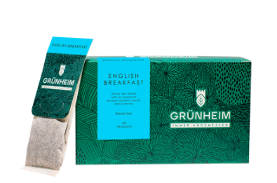 Чай черный пакетированный Grunheim English Breakfast 20 шт