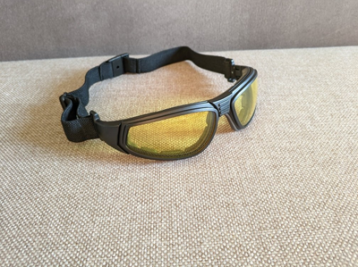 Защитные очки Pyramex XSG (amber) Anti-Fog, жёлтые