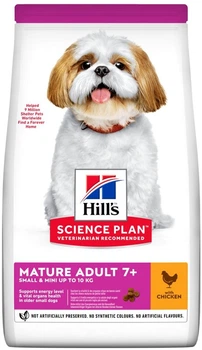 Сухий корм для зрілих малих і мініатюрних собак від 7 років Hill\'s Science Plan Mature Adult 7 + Small & Mini з куркою 3 кг (052742282701) (604343)