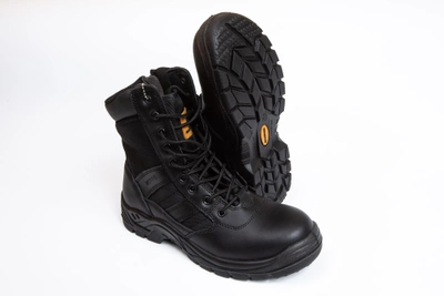 Берці тактичні. Чоловічі ультралегкі бойові черевики Мaxsteel Hi-legs Black 50 (331мм) чорні