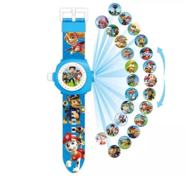 Детские электронные наручные часы Щенячий патруль - Paw Patrol Light Watch 2 в 1 синие