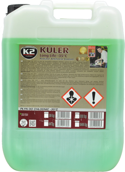 Антифриз K2 Kuler Long Life -35 °C 20 л Зелений (W406Z) (K20269)