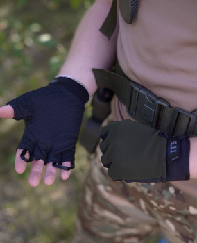 Тактичні рукавички 5.11 для військових поліцейських мисливців пілотів one size хакі