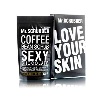 Кофейный скраб для тела с гималайской розовой солью Mr.Scrubber