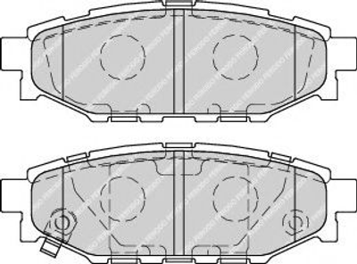 Тормозные колодки, к-кт Ferodo (FDB1947)
