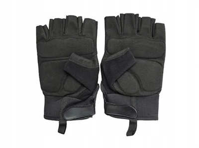 Перчатки без пальцев -Tactical Army XL BLACK