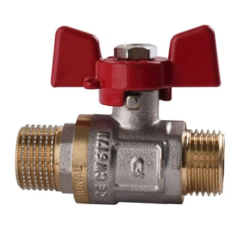 Кран кульовий прямий PROFESSIONAL 1/2" із зовнішнім різьбленням КБ PN40 QP153