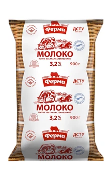 Молоко ФЕРМА 3,2% УВТ 900г