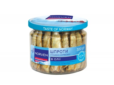 Шпроти NORVEN в олії 300г