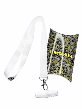 Персональный мундштук для кальяна Personalka Poly White 20 mm (k060)