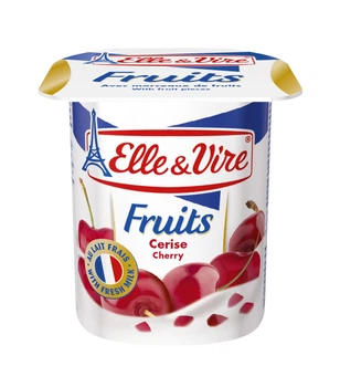 Десерт молочний з вишнею Elle & Vire,125г