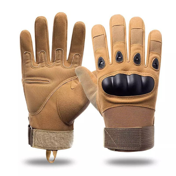 Тактические перчатки полнопалые Oakley (велорукавицы, моторукавицы) Койот М
