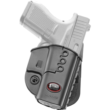 Кобура Fobus для Glock 43 з поясним фіксатором під ліву руку (GL-43 ND LH)
