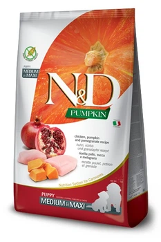 Farmina N&D Grain Free Chicken Pumpkin Puppy сухой беззерновой корм для средних и крупных щенков (12 кг)