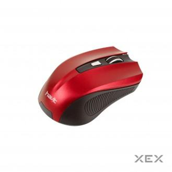 Мышь беспроводная Havit HV-M921GT, Red, USB, 2.4GHz, 800/1200/2000 dpi, до 10 м, 2xA (6950676294309)