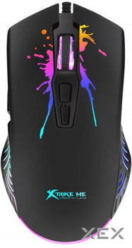 Мышь XTRIKE ME GM-215, Black, USB, оптическая, RGB подсветка, 7 кнопок, 1.5 м (6932391922422) Havit