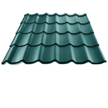 Металлочерепица АТЛАНТА KLEVERSTEEL 1200/1125 мм 0,45 мм RAL 6005 Зеленый