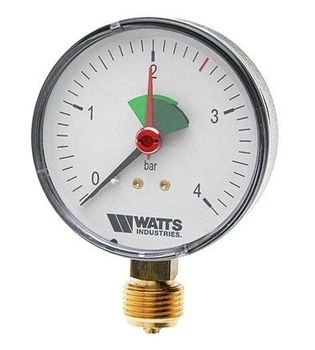 Манометр (MRP) Ø80 1/2 "0-4 бар радіальний F + R201 Watts