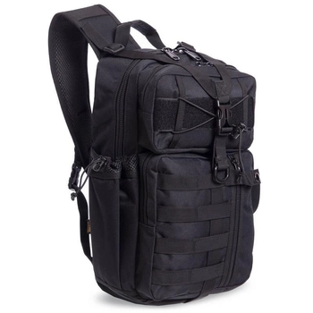 Рюкзак тактичний (Сумка-слінг) з однією лямкою SILVER KNIGHT TY-5386 30л чорний