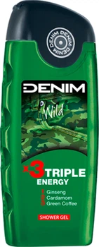 Гель для душа Denim Wild тройная энергия 250 мл (8008970038957)