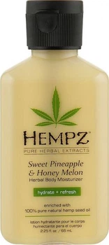 Молочко рослинне зволожуюче для тіла "Ананас-Медова диня" Hempz 66 мл
