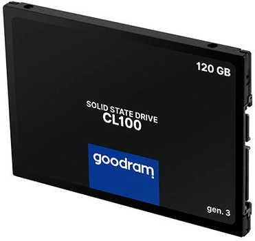 SSD диск Goodram CL100 Gen.3 120GB 2.5" SATA III 3D NAND TLC (SSDPR-CL100-120-G3)