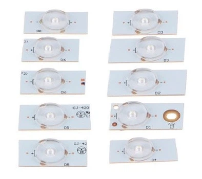 LED сегмент 10шт 6В для планки лампы подсветки ЖК телевизора
