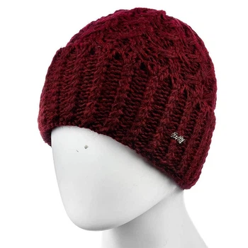 Женская шапка Zolly ZH43 one size бордовая