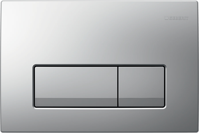 Змивна клавіша GEBERIT Delta 50 хром матовий 115.119.46.1 Square