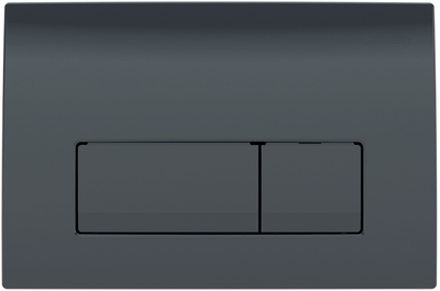 Змивна клавіша GEBERIT Delta 50 чорний глянець RAL 9005 115.119.DW.1 Square